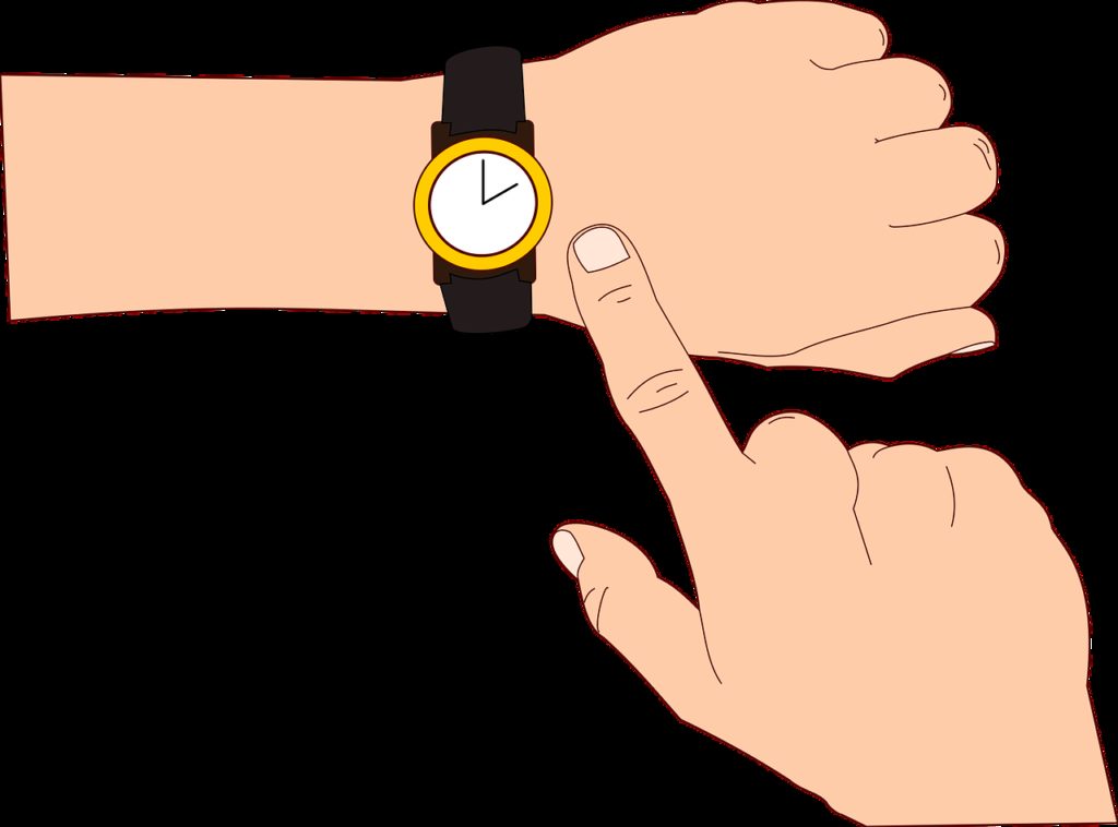 hands, first person, clock